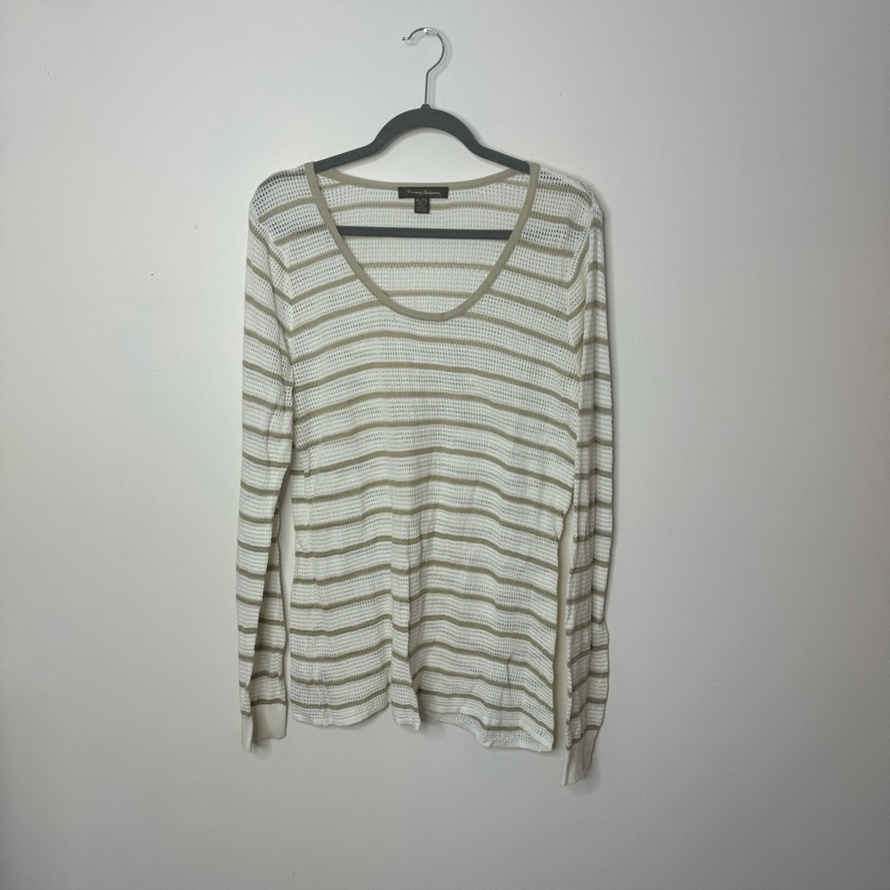 Tommy Bahama White Knit Swim Cover-up